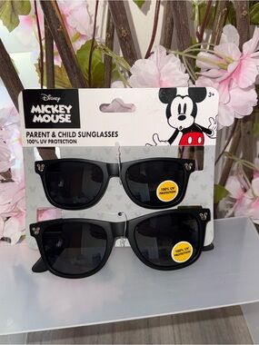 Disney Mickey Mouse Parent & Child Black Sunglasses - 100% UV Protection